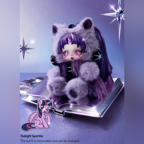 TWILIGHT SPARKLE SKULLPANDA MY LITTLE PONY PLUSH PENDANT CONFIRMED - Picture 3 of 5